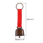 1 4  X 0 9  Cow Bell For Dog Collar  4 Pcs Small Bells For Dog Cow Sheep  Red