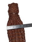 Genuine Crocodile Skin Leather Back Strap Hide Brown 51 X 4 75 