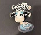 Cow Plush Lovey Pacifier Holder W Pacifier Soothie Binky Unisex Black Farm Baby
