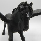 Papo Black Pegasus Horse Figurine 39068 The Enchanted Fairy World 2007 Fantasy