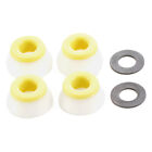 Bones Skateboard Truck Bushings Hardcore Medium 91a White - For 2 Trucks