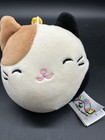 Squishmallows Cam The Cat 3 5  Stuffed Plush 2017 Og Calico Clip Keychain