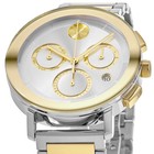 New Movado Bold Evolution Quartz Chronograph Silver Dial Men s Watch 3601100