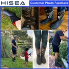 Hisea Men Rain Boots Waterproof Insulated Hunting Fishing Garden Mud Work Boot