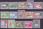 British Guiana 1954 Sc 253-267 Mh Set