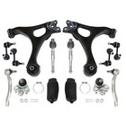 For 2006-2011 Honda Civic 14pcs Lower Control Arms W Ball Joint Sway Bar Tie Rod