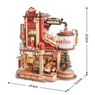 Rokr 3d Wooden Puzzle Music Box Model Kit Christmas Dream Gift Factory Xmas Gift