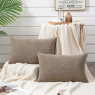 Lumbar Pillow Decorative Rectangle Throw Pillow Covers 12 x20  Inch Set