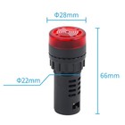 Wholesale Active Piezoelectric Buzzer Ad16-22sm Led Flash Alarm Indicator Light