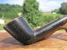 Hilson Lebrime Block Meerchaum Leather Wrapped Dublin Smoking Estate Pipe 7  L