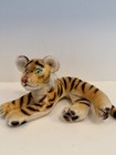 Steiff Vintage Mohair Lying Tiger Cub 1950   s Germany