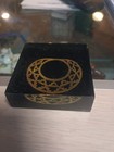 Semilunar Nose Ring Paperweight Lucite Reprod Hand Made By Columbian Golsmiths