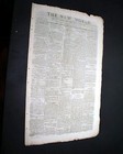 Rare 18th Century Philadelphia Pa Pennsylvania The New World 1797 Old Newspaper