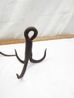 Antique Blacksmith Hand Forged Fishing Grappling Hooks Treble Meat Butcher Ninja