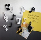 12-pack Musical Note Fridge Magnets Decorative Refrigerator Magnet Set For Home