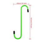 2pcs Green Brake Caliper Hanger Hooks Steel Powder Coated   2 Piece Set 
