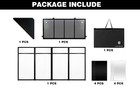 Proreck Dj Facade Booth Panel Metal Frame Portable White  black Table Set