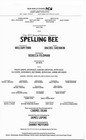 25th Annual Putnam County Spelling Bee Playbill Lilli Cooper  Kevin Mchale  glee