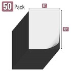 Magnetic Sheets 50 Pack 8 X 10 Adhesive
