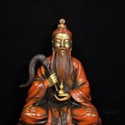 10  Old Chinese Bronze Taoism Daode Yuanshi Tianzun Tai Shang Lao Jun Statue