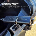 Bypass Motorcycle Carplay Bluetooth Headset Adapter With Passthrough Usa