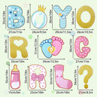 11 Pcs Gender Reveal Yard Signs W  Stakes - Boy Or Girl Baby Shower Decor