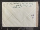 1941 Slovakia Local Censored Cover To Holesov Czech Republic