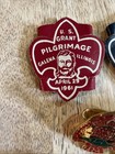 Vintage Boy Scout Lot 8 Neckerchief Slides Bsa Indian Galena Illinois Grant Pil