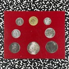 1973 Vatican City 8x Coin Mint Set Lot b3402 Silver  With Case