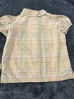 Carters Vintage Toddler Girl Pearlsnap Yellow Top 12-18m