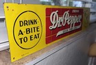 80   s Dr Pepper Vintage Advertising Sign  drink-a-bite-to Eat  good For Life 