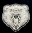 Fierce Nature Grizzly Bear 2 Oz  999 Fine Silver Coin Limited Edition