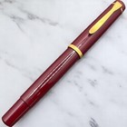 Pelikan M200 Bordeaux   Gold Fountain Pen F Nib W-germany