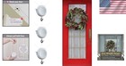 Wreath Hanger For Front Door Damage Free Adjustable Door Hook For Glass Scree   