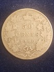 1900 Canadian 50 Cents Silver Coin