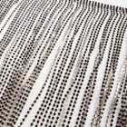Perial Co Rhinestone Beaded Crystal Luxury Fringe Trim Sold By The Yard 12in