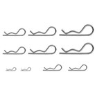 10 Pcs Cotter Pins R Pin Clips Hardware Fastener Assortment Kit Durable Steel Us