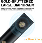 Xlr Podcast Microphone - Professional Condenser Studio Mic With 25mm Large Diaph