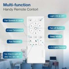 Finxin 52 In  Brushed Nickel Flush Mount Ceiling Fan W  Led Light   Remote
