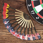 12pcs Professional Steel Tip Darts Set Tungsten Barrel Aluminium Metal Shafts 