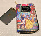 Loungefly Disney Beauty   The Beast Zip Around Wallet - New With Tags