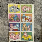 Lot Of Vintage 1984 Care Bear Stickers Stamps Gum Seals American Greetings Corp