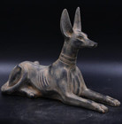 Authentic Ancient Egyptian Antique Rare God Anubis Statue Figurine Bc