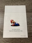 Nintendo Power N64 Promo Poster  Gc Nintendo 64 Super Mario 64
