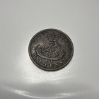 1852 Bank Of Upper Canada One Penny Bank Token Antique Pre Confederation Coin