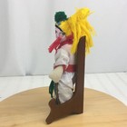 Fabric Ethnic Doll In White Outfit Vintage Thailand   Handmade 