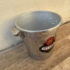 Vintage French Champagne Ice Bucket Masse Silver Plated Cooler 09032516