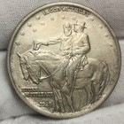 1925 Stone Mountain Unc Bu Commemorative Silver Half Dollar 50c Us Coin Chgex