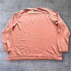 Nike Yoga Men s Peach Orange Crewneck Sweatshirt 2xl Tall Therma-fit Dm8137