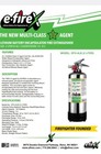     efirex Lithium Class D Fire Extinguisher Brand New 2 Liter  4lb  W  Bracket 